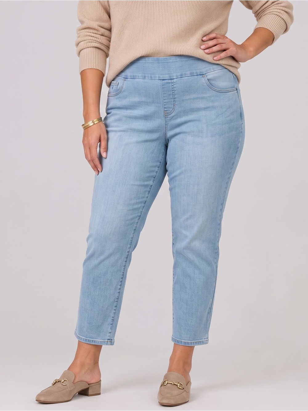 GLORIA VANDERBILT Amanda Pull On Skinny Jeans
